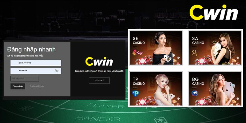 Đăng ký tài khoản chơi casino Cwin