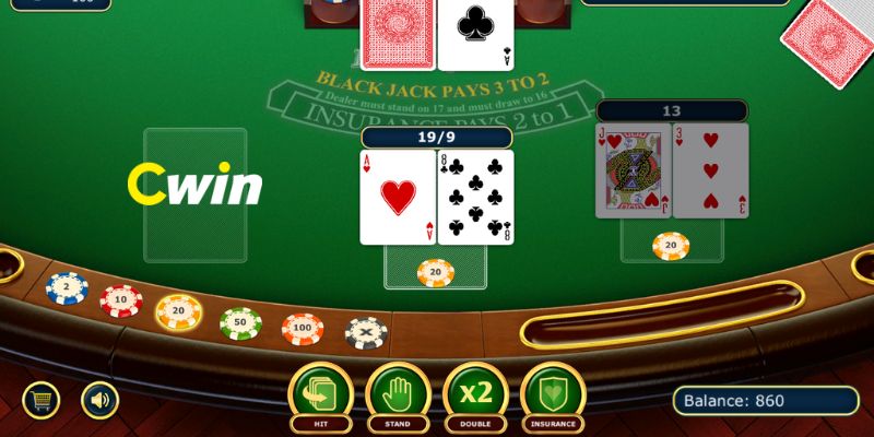 Khám phá những nét đặc biệt của game bài Blackjack tại Cwin