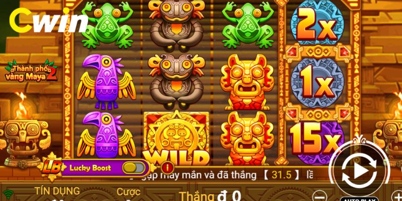 Thành phố vàng Maya với chủ đề độc đáo thuộc top 5 game nổ hũ CWIN đáng chơi nhất trong năm